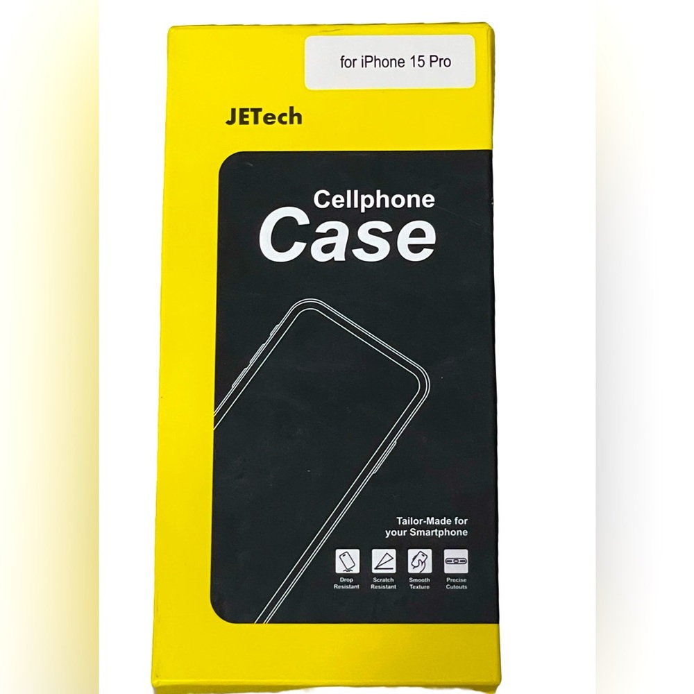 JETech Case - i15pro- for Apple iPhone 15 pro- black titanium- NWT